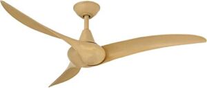Minka-Aire F843-MP Wave 52″ Ceiling Fan with Remote Control, Maple Finish