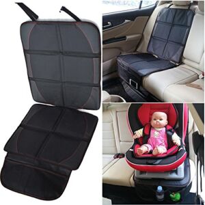 SZSS-CAR Car Seat Protector Saver Cover Mat for Back Seat Leather Upholstery Pad Front Rear Facing Child Baby Auto Booster Seats Travel