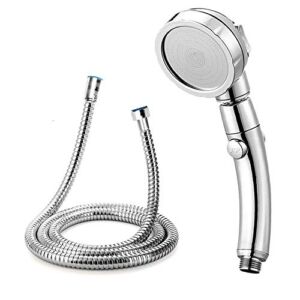 Detachable Shower Head with 59Inch Hose, High Pressure Water Saving, 360 Degree Rotating Handheld Shower Head with ON/OFF Switch and 3 Spray Modes, Shower Sprayer for RV Camper Bathroom Shower Sprayer