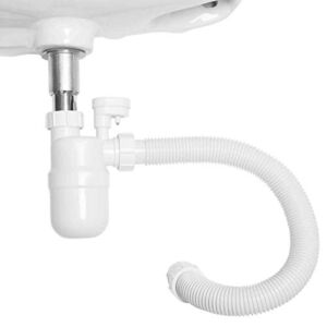 Sink drains anti-siphon bottle P-trap Universal Drain Kit for Bathroom Sinks white