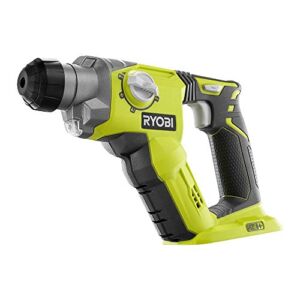 Ryobi 18-Volt ONE+ Lithium-Ion Cordless 1/2 Inch SDS-Plus Rotary Hammer Drill (Tool Only) (Non-Retail Packaging)