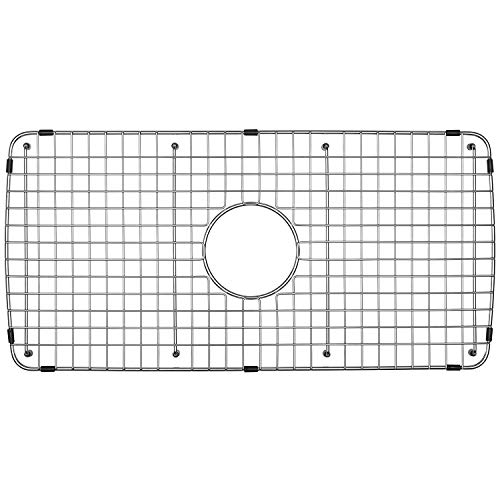 Serene Valley Sink Bottom Grid 27-1/2″ x 13-1/2″, Centered Drain with Corner Radius 1-1/2″, Sink Grids Stainless Steel NDG2713C | The Storepaperoomates Retail Market - Fast Affordable Shopping