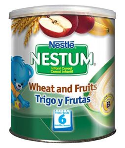 Gerber Baby Cereal Nestle Nestum (Wheat and Fruits, 9.5 Ounce (Pack of 1))