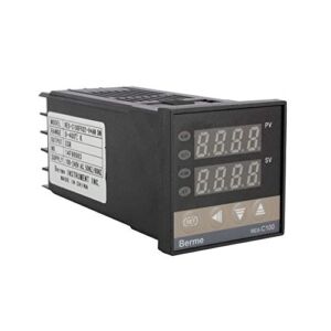 Temperature Controller PID REX-C100 AC100-240V and a 40A Solid State Relay with K Thermocouple GD 0 to 400°C