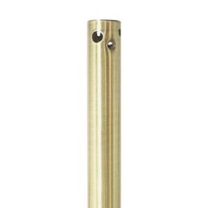 Craftmade DR24SB Indoor/Outdoor Damp Location Ceiling Fan Downrod 24-Inch, Satin Brass