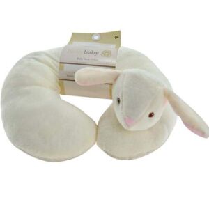 Bunny Rabbit Plush Baby Infant Soft Car Seat Stroller Neck Pillow Neck Support Neck Rest Neck Cover Neck Protector Neck Cushion