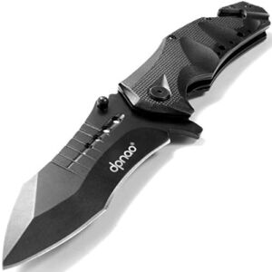 dpnao DP-10 Folding knife Portable Pocket Escape Emergency Survival Glass Breaker Reversible Clip Good for Camping