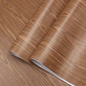 Heroad Brand Brown Wood Contact Paper for Cabinets Wood Wallpaper Wood Grain Self Adhesive Wood Peel and Stick Wallpaper Removable Wallpaper Faux Vinyl 17.7”x78.7”