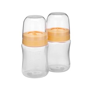 Motif Medical, BPA-Free Breast Milk Storage and Collection Bottles with Sealing Disc, Compatible with Motif Duo Breast Pumps – Yellow, 160ml