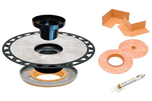 Schluter Kerdi-Drain Adaptor Flange Kit 5-1/4″ ABS (KDA5FLABS) | The Storepaperoomates Retail Market - Fast Affordable Shopping