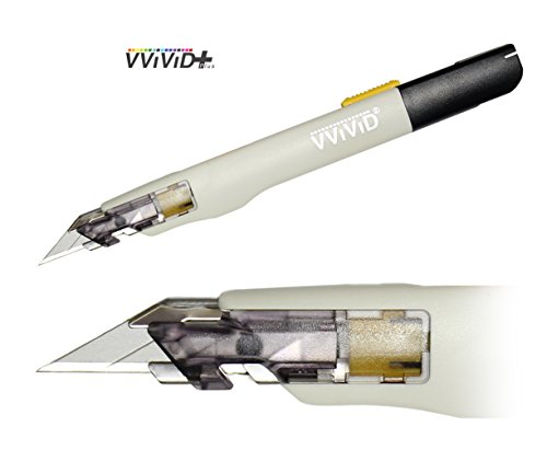 VViViD Premium Retractable Precision Balanced Multi-Use Utility Cutting Knife for Automotive Vinyl Wraps (1 Pack) | The Storepaperoomates Retail Market - Fast Affordable Shopping