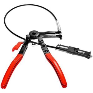 24″ Flexible Hose Clamp Pliers Locking Tool Fuel Oil Water 2FT Long Reach