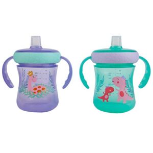 The First Years Trainer Cups 7Oz-2pk Princess Dinosaurs