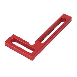 Rectangular 90 Degree Professional Positioning Ruler Woodworking Clamping Square Ruler Measurement Square Layout Template Tool