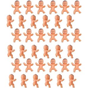 36pcs Mini Plastic Babies for Baby Shower, ice Cube Game, Party Decorations, Baby Toys