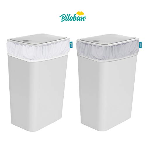Reusable Diaper Pail Liner Bags 2 Pack for Ubbi Diaper Pail, Waterproof, Larger Capacity and Washable Wet Bag for Cloth Diaper, Laundry, Kitchen Garbage, Grey & White | The Storepaperoomates Retail Market - Fast Affordable Shopping