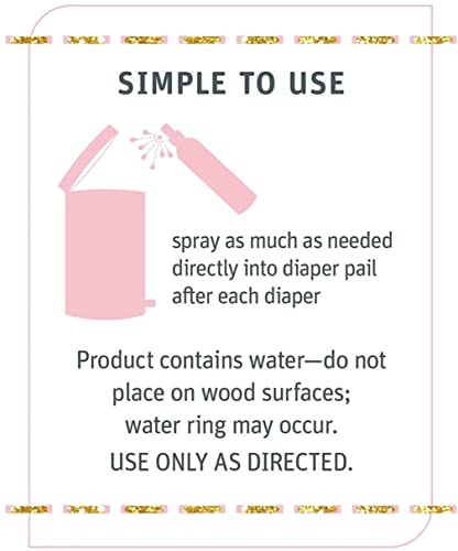 Grab Green Baby Diaper Pail Odor Removal Spray, 5 Ounce (Pack of 3), Refreshing Wild Flowers Scent, Plant and Mineral Based, Neutralizes Stinky Diaper Pail Odors | The Storepaperoomates Retail Market - Fast Affordable Shopping