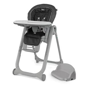 Chicco Polly Progress 5-in-1 Highchair – Minerale | Black
