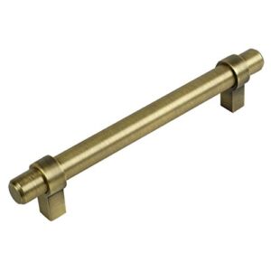 Cosmas® 161-160BAB Brushed Antique Brass Contemporary Bar Cabinet Handle Pull – 6-5/16″ Inch (160mm) Hole Centers