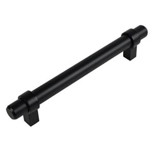 Cosmas 161-128FB Flat Black Cabinet Bar Handle Pull – 5″ Inch (128mm) Hole Centers