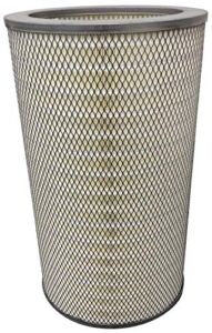Dust Collector Filter – Height: 26″ OD: 13.84″ ID: 9.479″ / Cellulose Polyester Blend FR, Open-Open pans