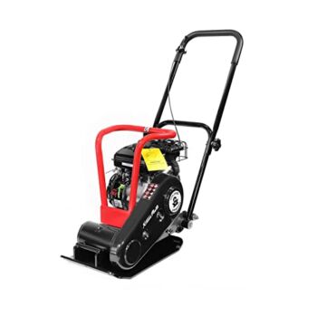 XtremepowerUS 61017 Walk Behind Plate Compactor w/Wheel Gas 2.5hp 79cc 1920lbs Force Construction Concrete Tamper Machine Power Paver | The Storepaperoomates Retail Market - Fast Affordable Shopping