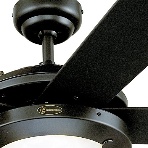 Westinghouse Lighting 7224200 Comet Indoor Ceiling Fan with Light, Matte Black | The Storepaperoomates Retail Market - Fast Affordable Shopping