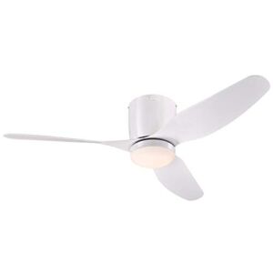 Westinghouse Lighting 7225100 Carla Indoor Ceiling Fan with Light and Remote, 46 Inch, White