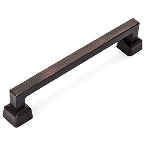 10 Pack – Cosmas 1481-128ORB Oil Rubbed Bronze Contemporary Cabinet Hardware Handle Pull – 5″ Inch (128mm) Hole Centers | The Storepaperoomates Retail Market - Fast Affordable Shopping