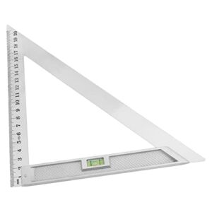 Utoolmart 200mm Horizontal Level Triangle Square Ruler Right Angle Woodworking Drawing Tool Measurement 1 Pcs