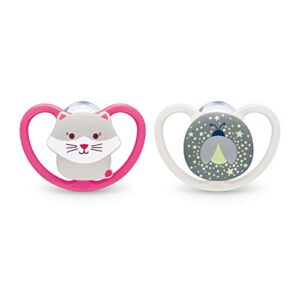 NUK Space Orthodontic Pacifiers, 18-36 Months, 2 Pack