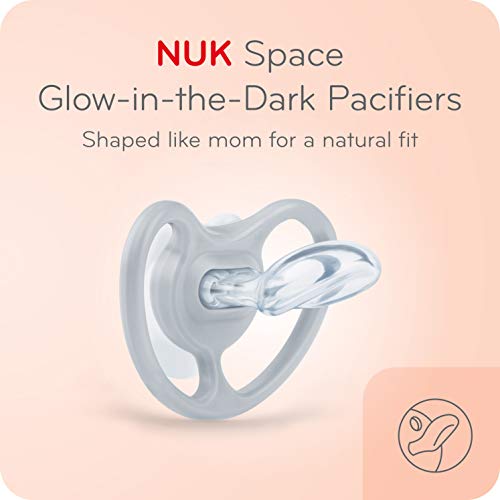 NUK Space Orthodontic Pacifiers, 18-36 Months, 2 Pack | The Storepaperoomates Retail Market - Fast Affordable Shopping