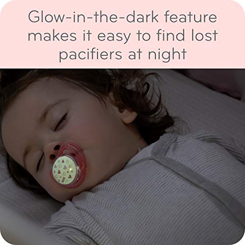 NUK Airflow Glow-in-The-Dark Pacifiers, 6-18 Months, 2 Pack | The Storepaperoomates Retail Market - Fast Affordable Shopping