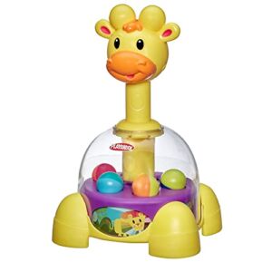 Playskool Giraffalaff Tumble Top Spinning and Popping Cause and Effect Toy for Babies and Toddlers 1 Year and Up (Amazon Exclusive)