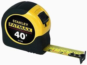 Stanley Hand Tools 33-740L 40′ FatMax Tape Rule