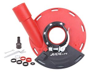 Aidelife Dust shroud for angle grinders,Universal 5 inch
