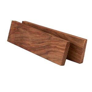 Woodcraft Woodshop Kiaat 3/8″ x 1-1/2″ x 5″ Knife Scale, 2 Pieces