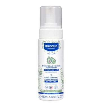 Mustela Cradle Cap Foam Shampoo for Newborn – Baby Shampoo with Natural Avocado – Tear-Free & Fragrance-Free – 5.07 fl. oz. | The Storepaperoomates Retail Market - Fast Affordable Shopping