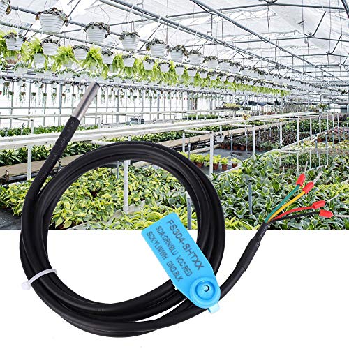 Yanmis Sensor Probe, I2C Interface Soil Temperature & Humidity Sensor Probe Soil Moisture Tester Digital Waterproof Sensor Monitoring Meter(SHT31) | The Storepaperoomates Retail Market - Fast Affordable Shopping