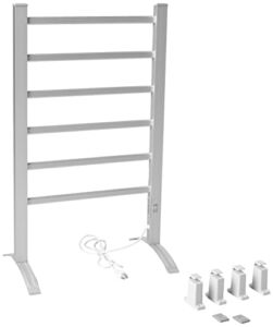Heat Rails PA002T Towel Warmer Drying Rack with Timer, Brushed Chrome Color