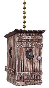 Clementine Designs Outhouse Ceiling Fan Light Dimensional Pull Resin