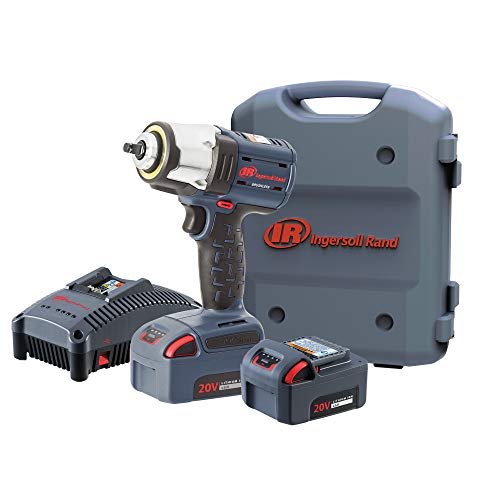 Ingersoll Rand W5133-K22 3/8″ IQV20 Cordless Air Impact Wrench and Battery Kit with Brushless Motor, 360 Degree LED Light, 365 ft-lbs Max Torque, 4 Power Modes, Gray | The Storepaperoomates Retail Market - Fast Affordable Shopping