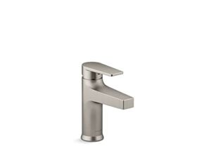 KOHLER 74013-4-BN K-74013-4-BN Taut Bathroom Sink Faucets, Single Control, Vibrant Brushed Nickel
