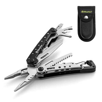 Maarten Multitool, 11 in 1 Hard Stainless Steel Multitool Pliers with Safety Locking, Camping Multi Tool Gifts for Men, Multi-pliers with Folding Saw, Bottle Opener, Screwdriver, Sickle, Nylon Sheath | The Storepaperoomates Retail Market - Fast Affordable Shopping