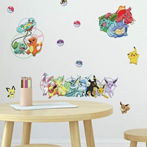 RoomMates RMK4150SCS Pokemon Favorite Character Peel and Stick Wall Decals