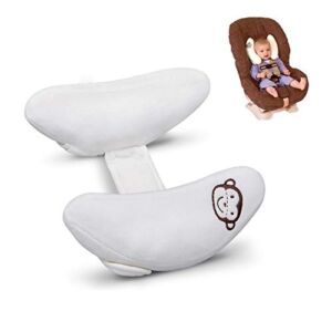 U-Shape Stroller Head Neck Support for Newborn Baby Infant Toddler Adjustable Neck Relief Pillow Cushion Lovely Banana Shape Design