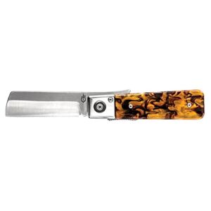 GERBER Jukebox, EDC Pocket Knife with Straight Edge Blade Flipper, Tortoise Shell [31-003761]