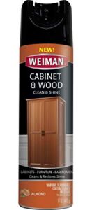 Weiman Cabinet & Furniture Polish – 17 Ounce – Aerosol Protect Clean Polish Wax Your Wood Tables Chairs Cabinets