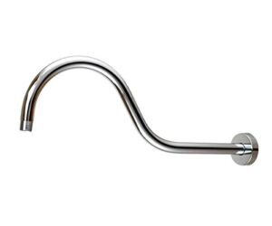 17 Inches Shower Arm Made of Stainless Steel Water Outlet PJ1701, Long Reach Shower Head Extension Chrome Finish by Purelux