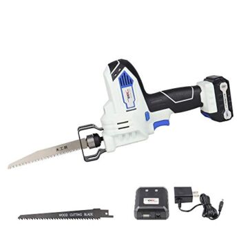12V Cordless Reciprocating Saw compact Sawzall with 2x Wood Blades Includes 2.0Ah Battery, Smart Charger and USB Power Source | The Storepaperoomates Retail Market - Fast Affordable Shopping